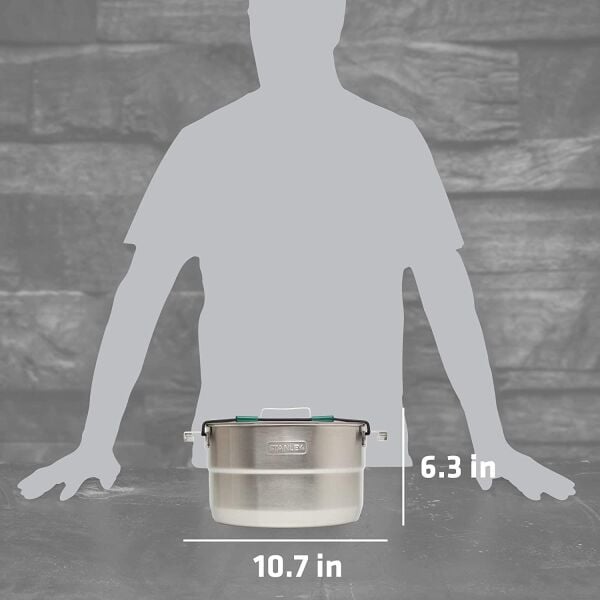 Stanley Adventure Çelik Kamp Pişirme Seti (19 Parça Set) 3,5 Lt