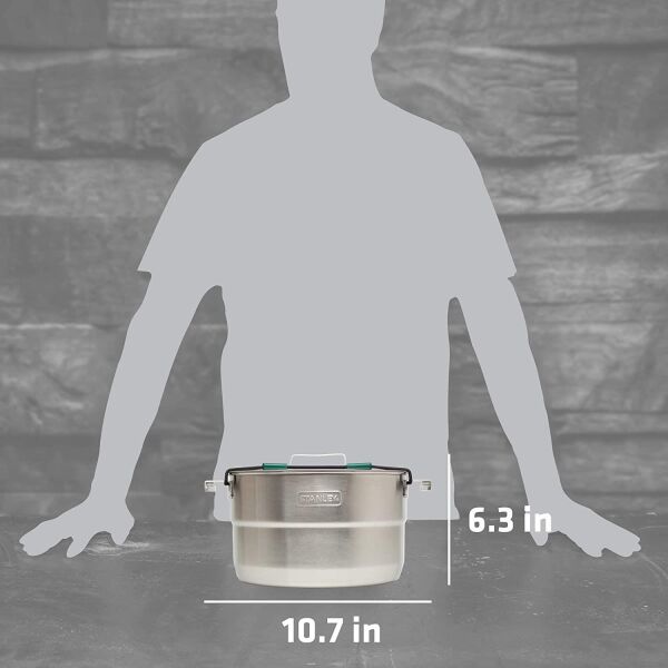 Stanley Adventure Çelik Kamp Pişirme Seti (19 Parça Set) 3,5 Lt