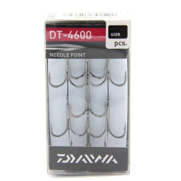 Daiwa DT-4600 Hameçon Nikel Üçlü Olta İğnesi NİKEL - NO:8