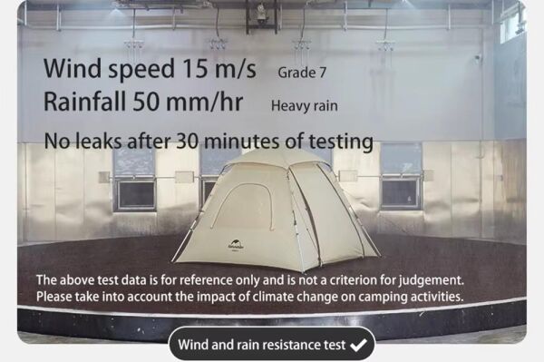 Naturehike Ango UPF 50+ Gölgelikli Otomatik Kurulum Kamp Çadırı