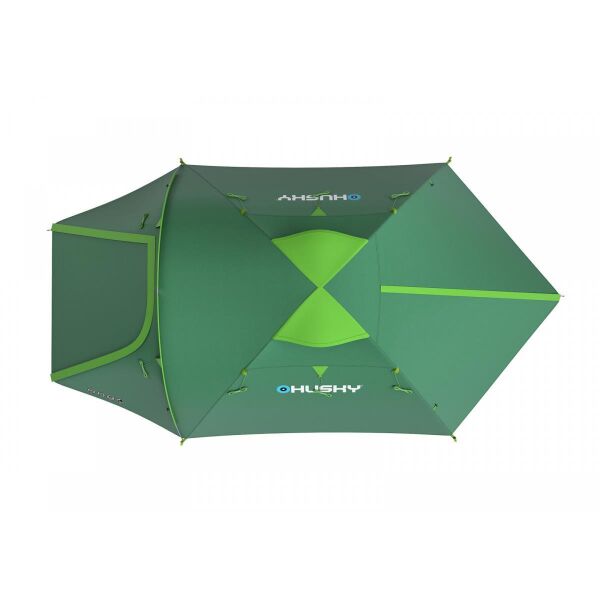 Husky Bizon 4 Kişilik Çadır YEŞİL