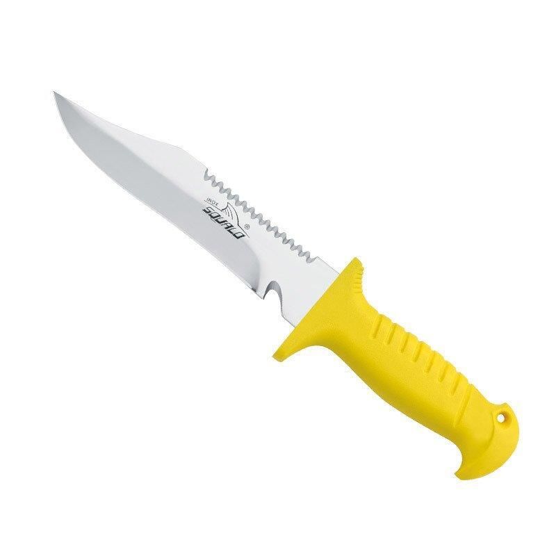 Mac Coltellerie Squalo 15 MR Dalış Bıçağı Sarı