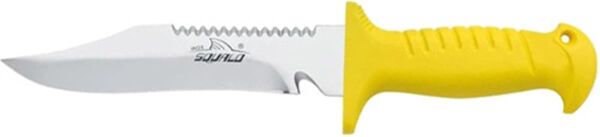 Mac Coltellerie Squalo 15 MR Dalış Bıçağı Sarı