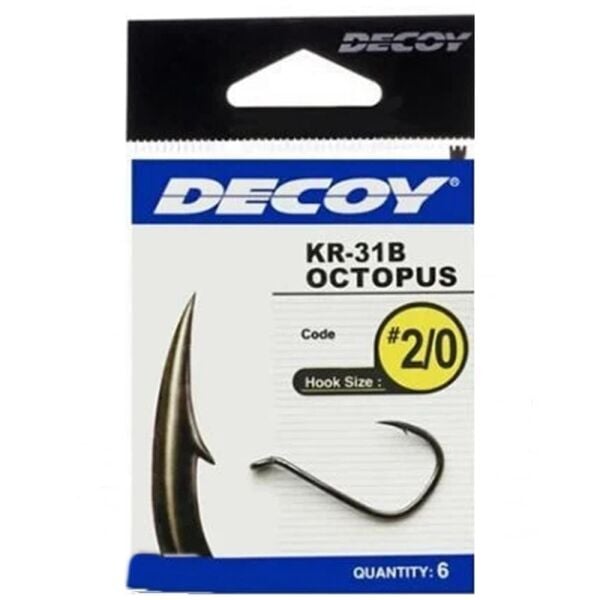 Decoy KR-31B Octopus Black Nickel Olta İğnesi Black Nickel - NO:6/0