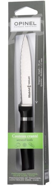 Opinel Inox Intempora N°226 Tırtıklı Şef Bıçağı