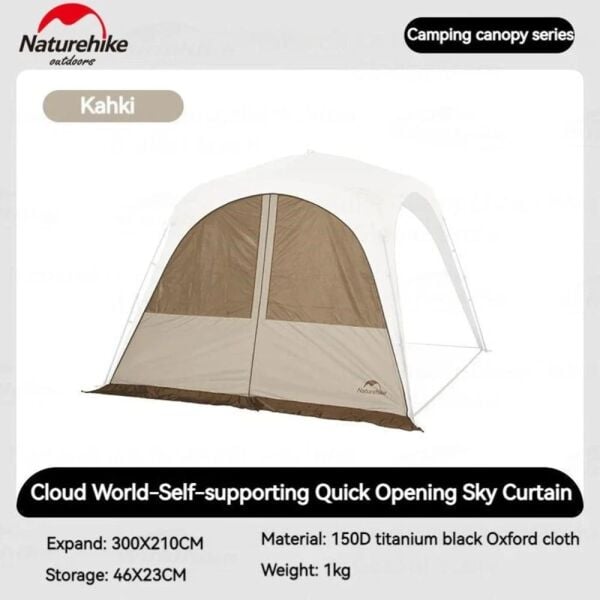 Naturehike Cloud Boundar Quick Opening Kanopi Kapı Perdesi