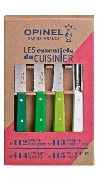Opinel Les Essentials Primavera Mutfak Bıçak Seti (4'lü-Renkli)