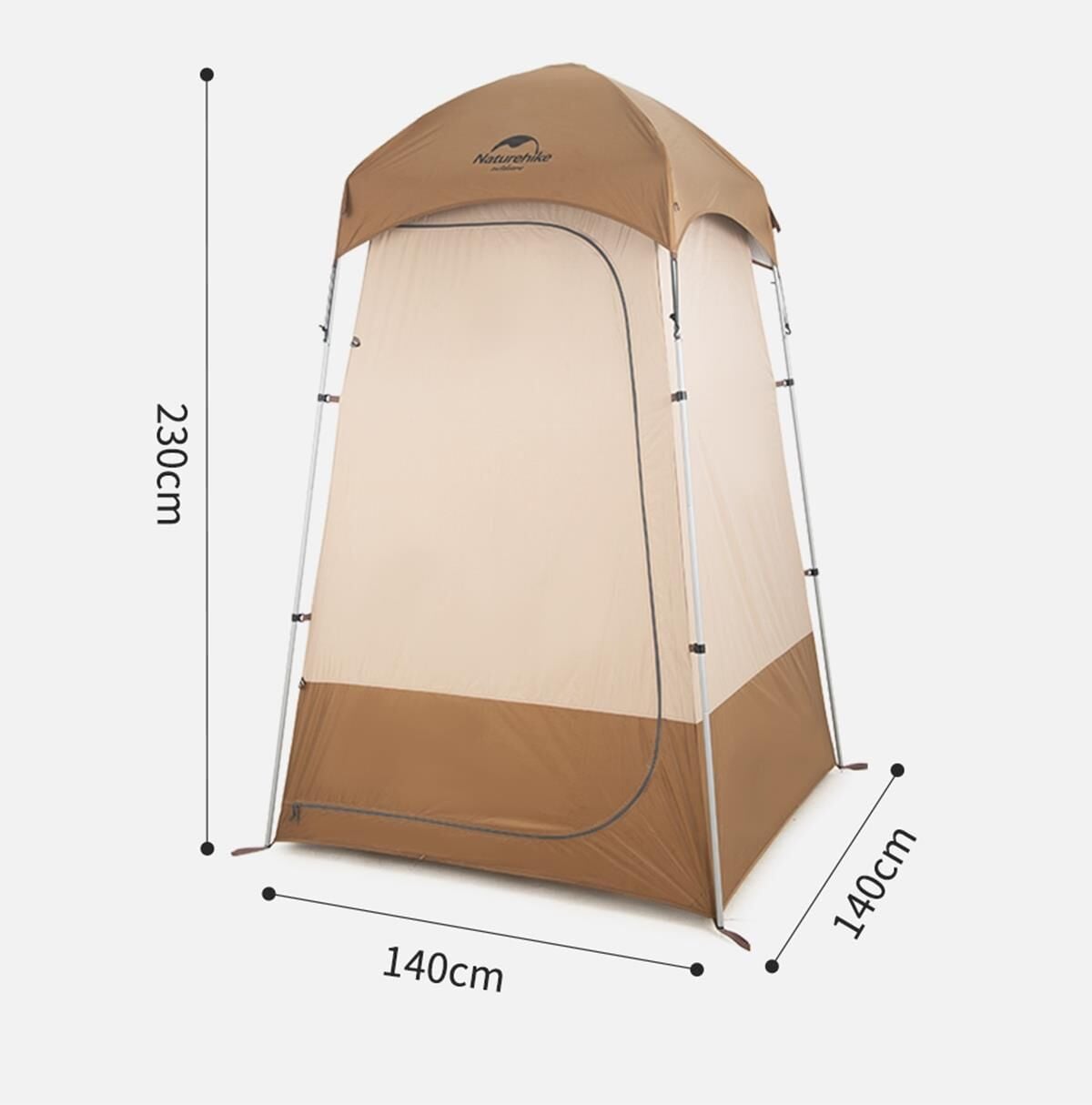 Naturehike WC & Duş & Giyinme Çadırı KAHVE