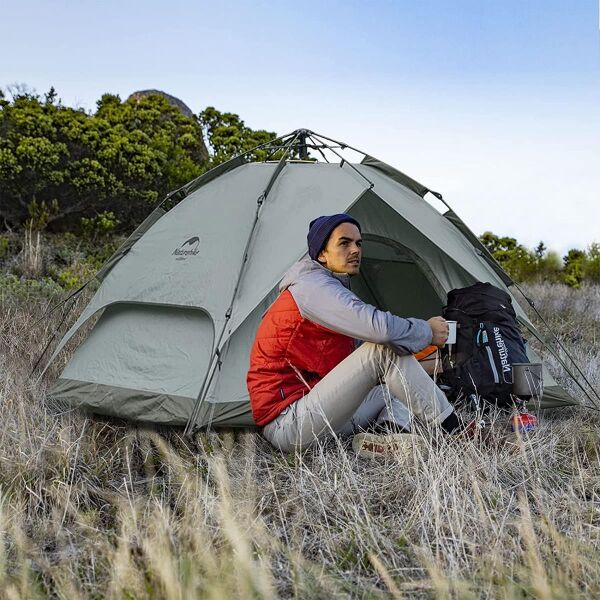 Naturehike 3 Kişilik Otomatik Kamp Çadırı YEŞİL