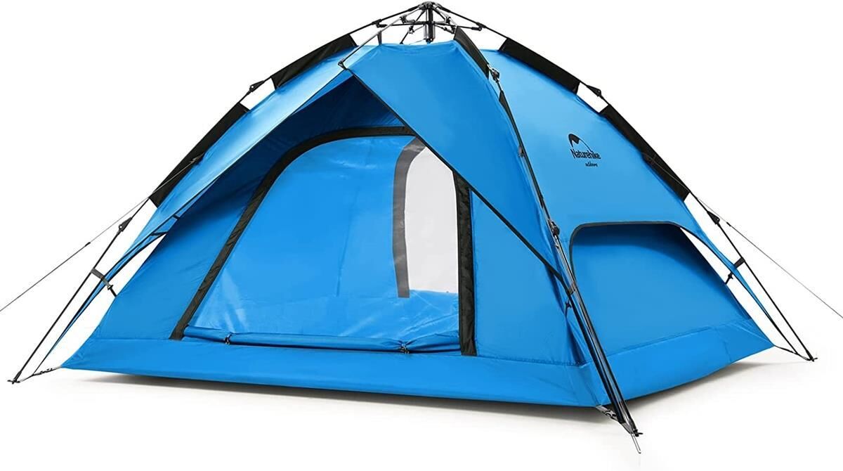 Naturehike 3 Kişilik Otomatik Kamp Çadırı MAVİ