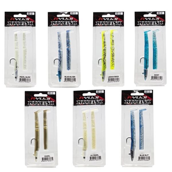 Ryuji Max Fish 100 mm 12,5 gr 2+1 Silikon Yem