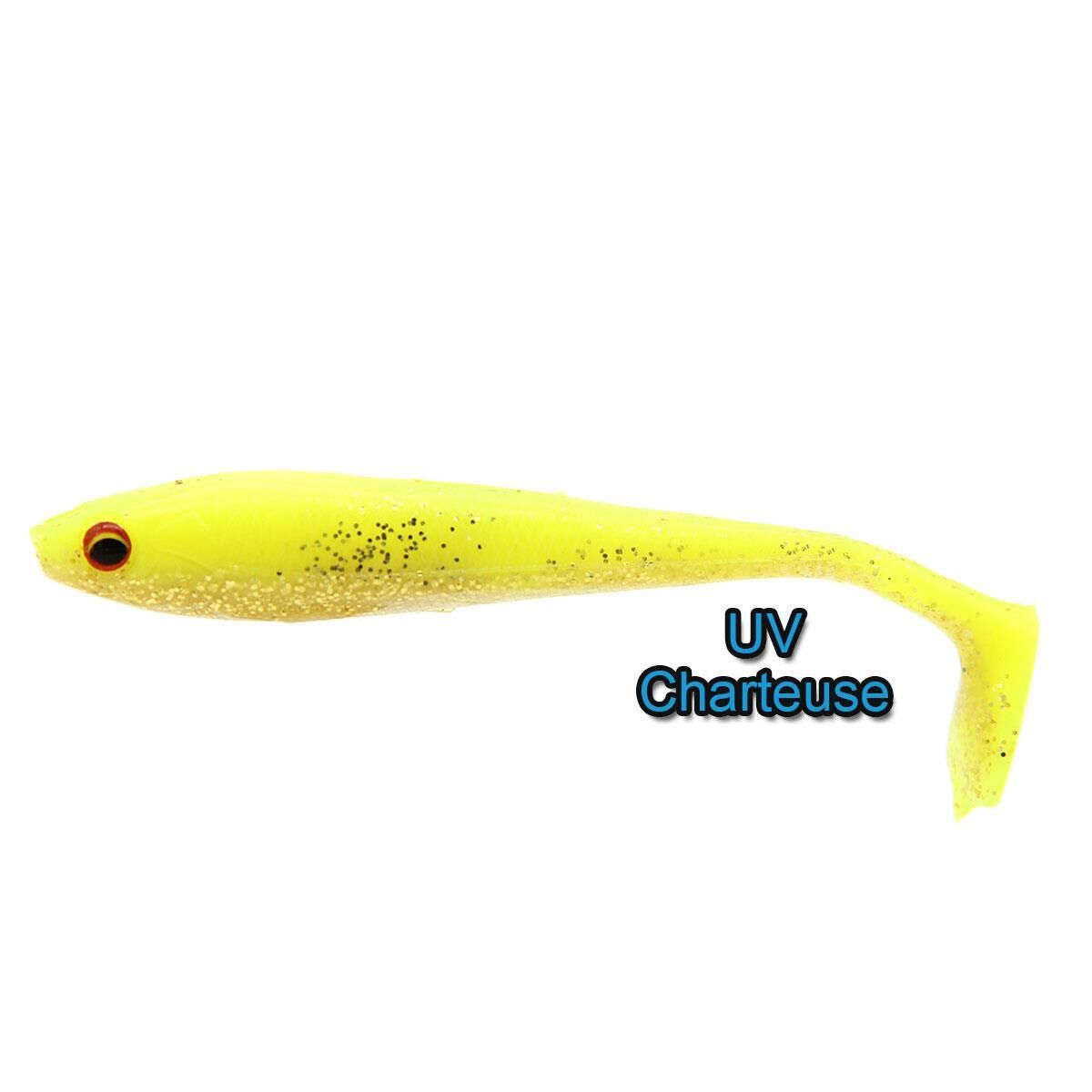 Daiwa Duckfin Shad 9Cm Slikon Yem UV CHARTREUSE