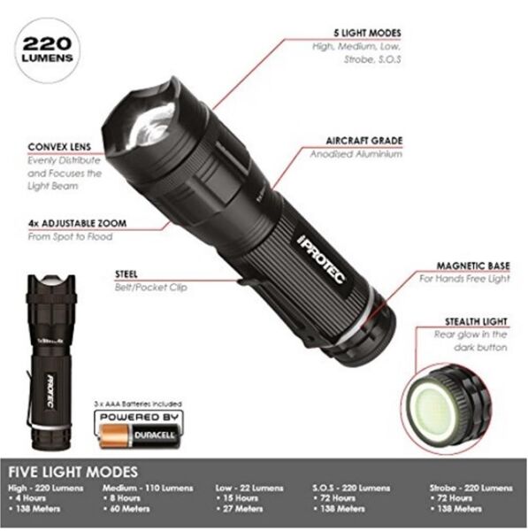 İprotec 5929 Pro220 Lite LED Fener