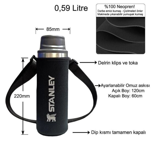 Stanley Neopren Termos Kılıfı ve Omuz Askısı 0.59 Lt Trigger Action [Kulpsuz]