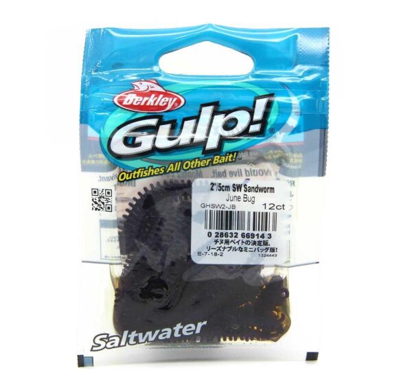 Berkley Gulp Sandworm 5Cm 12Ct Silikon Yem JUNE BUG