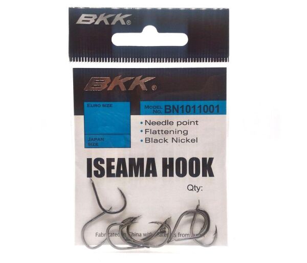 Bkk Iseama Hook Black Nikel Olta İğnesi NO:6 - Black Nickel