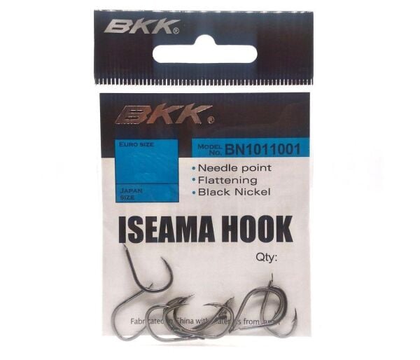 Bkk Iseama Hook Black Nikel Olta İğnesi NO:6 - Black Nickel