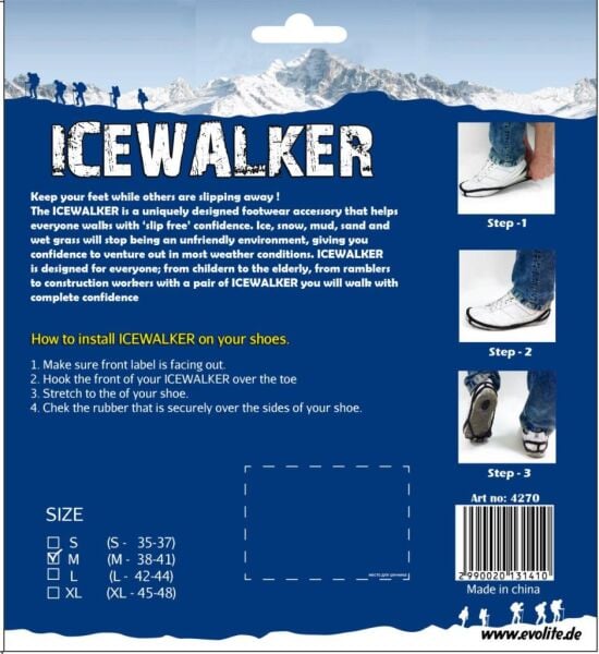Evolite Icewalker Karda Kaydırmayan Ayakkabı Altlığı XL