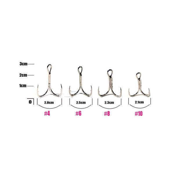 Fujin ST31 Nickel Üçlü Maket Balık İğnesi