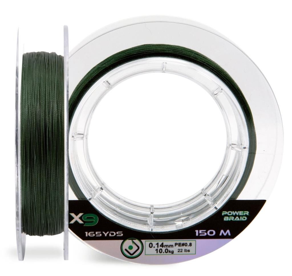 Nomura Braid X9 Moss Green Örgü İp Olta Misinası 150mt 0,30mm