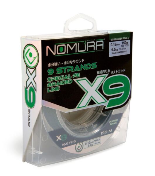 Nomura Braid X9 Moss Green Örgü İp Olta Misinası 150mt 0,30mm