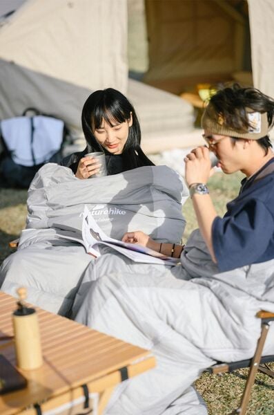 Naturehike Pillow Uyku Tulumu -4°C GRİ - Right