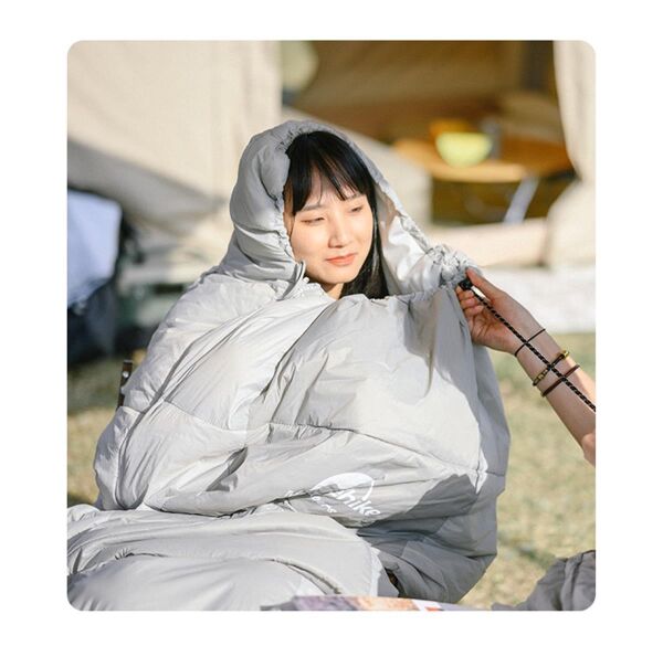 Naturehike Pillow Uyku Tulumu -4°C GRİ - Right