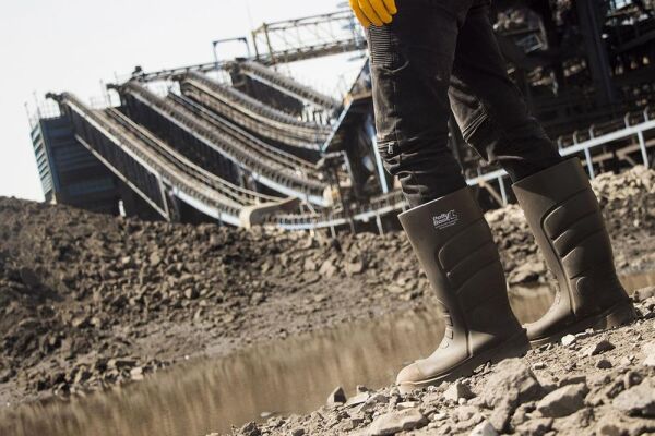 Polly Boot Galaxy Vega O4 Uzun Çizme Kamuflaj Haki/Siyah - 45