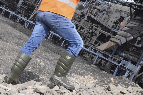 Polly Boot Galaxy Vega O4 Uzun Çizme Kamuflaj Haki/Siyah - 45