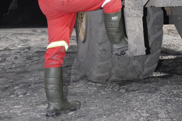 Polly Boot Galaxy Vega O4 Uzun Çizme Kamuflaj Haki/Siyah - 45