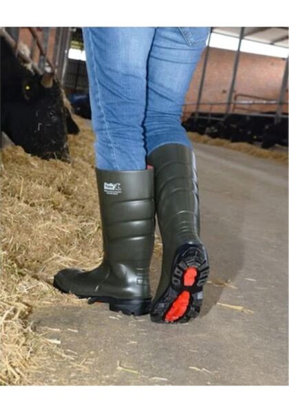 Polly Boot Galaxy Vega O4 Uzun Çizme Kamuflaj Haki/Siyah - 45