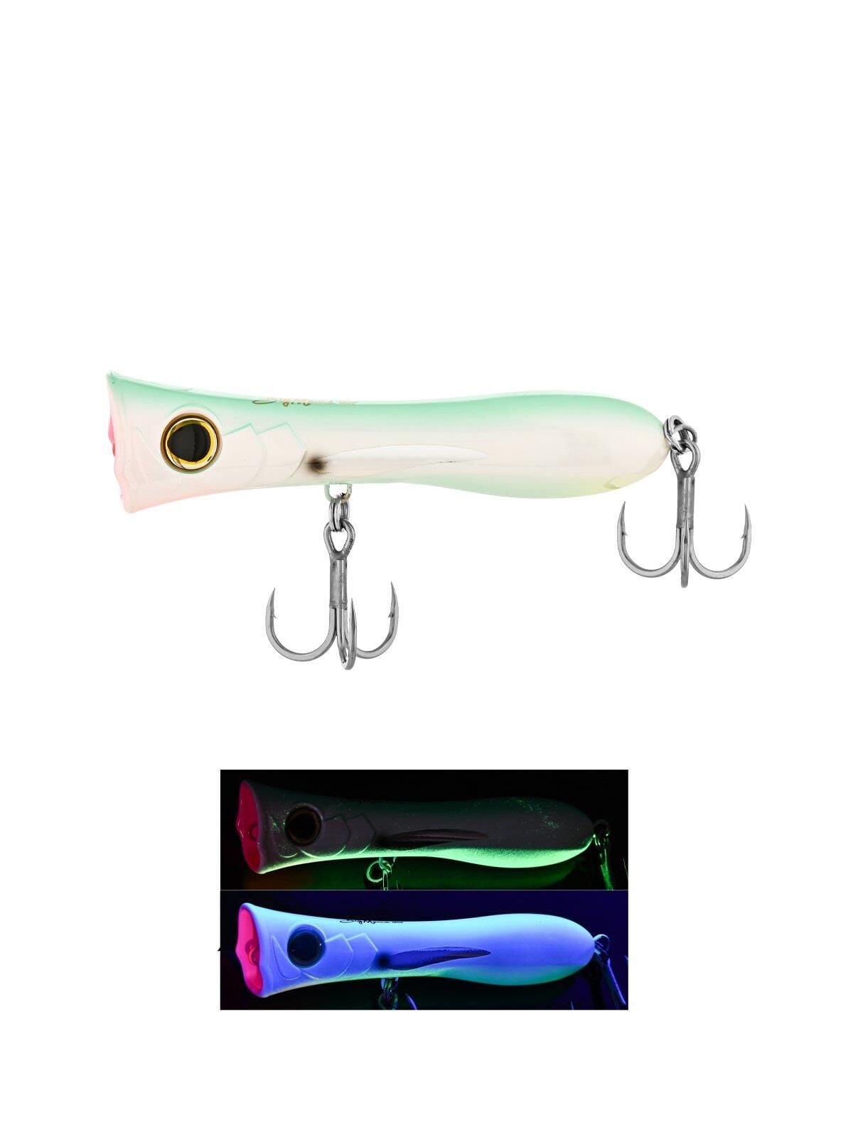 Fujin Big Mama 12cm 31gr Maket Balık White Lumo Glow