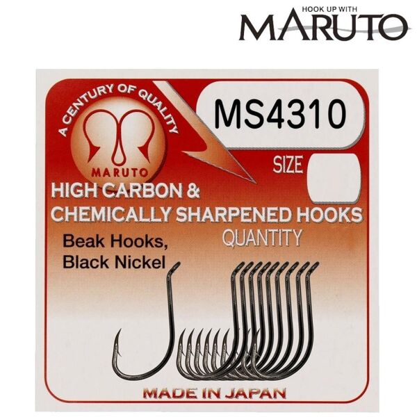 Maruto MS4310 Beak BN Olta İğnesi Black Nickel - NO:3