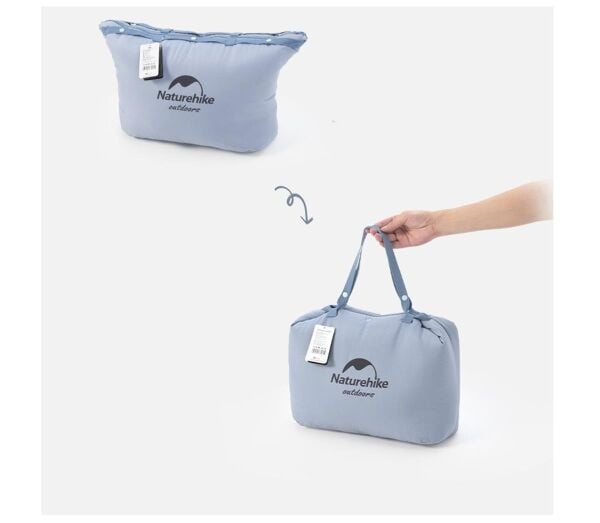 Naturehike C300 UltraLight Pamuklu Uyku Tulumu -13°C ( Çocuk ) MAVİ - Right