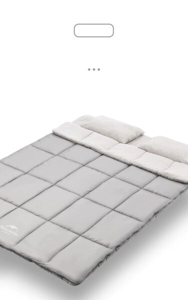 Naturehike HD250 Zarf Tarzı Yastıklı Çift Kişilik Pamuklu Uyku Tulumu Grayish Brown