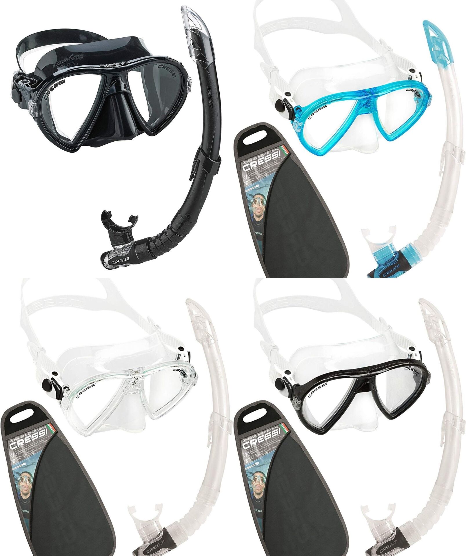 Cressi Ocean Vip Maske Şnorkel Set