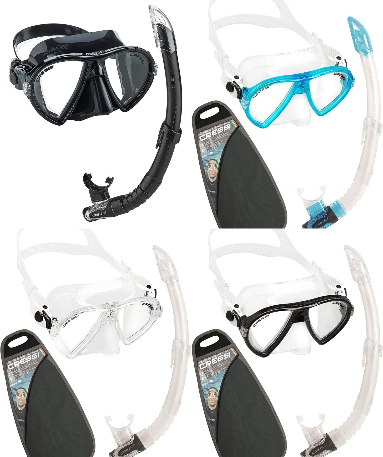 Cressi Ocean Vip Maske Şnorkel Set