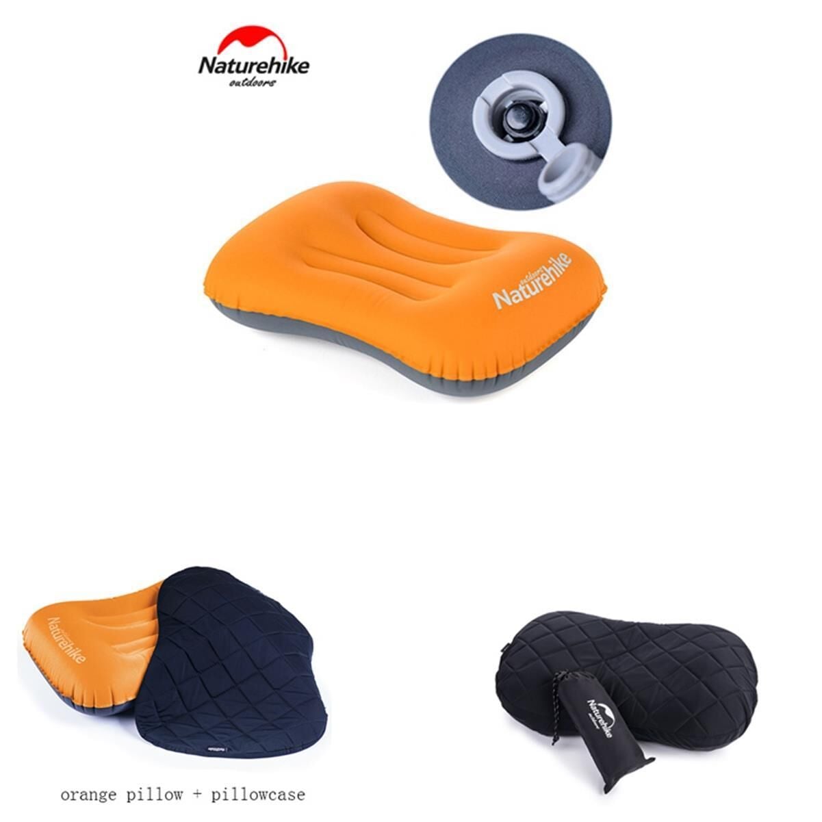 Naturehike TPU UltraLight Şişme Yastık TURUNCU