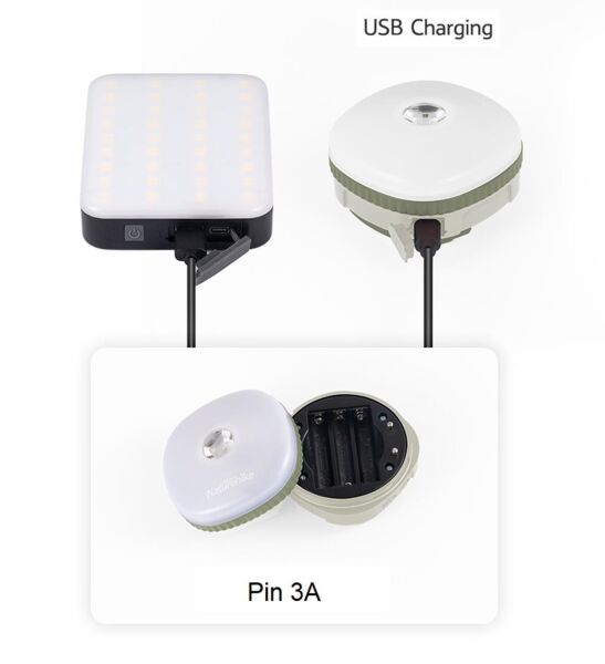 Naturehike D300 Led Kamp Lambası ( 3xAAA ) Sarı