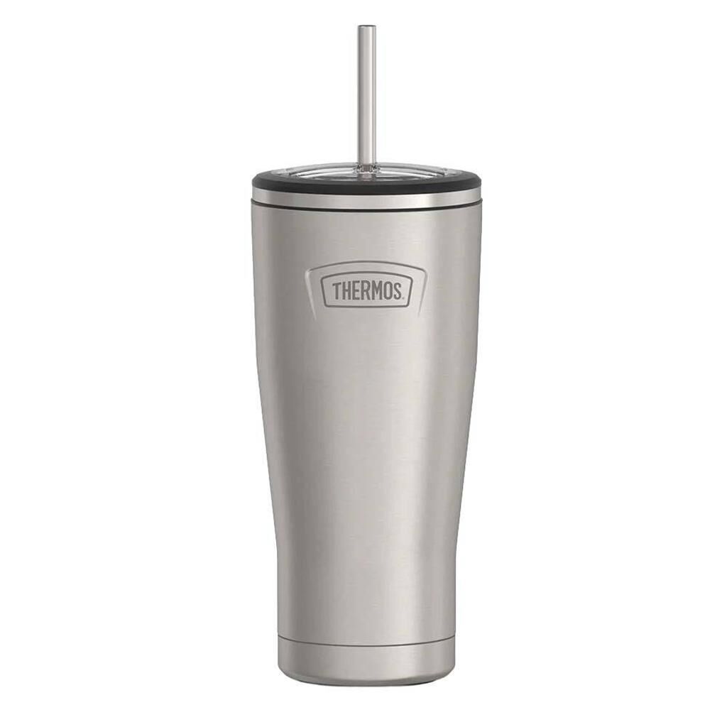 Thermos Icon IS111 0,71 Lt Cold Tumbler Pipetli Termos Matte Stainless Steel