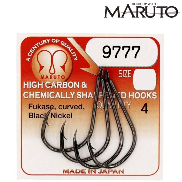 Maruto 9777 BN Fukase Olta İğnesi Black Nickel - NO:14