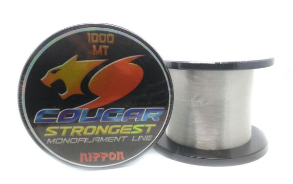 Nippon Cougar Strongest Monoflament Beyaz Olta Misinası 1000Mt BEYAZ - 0,40 mm