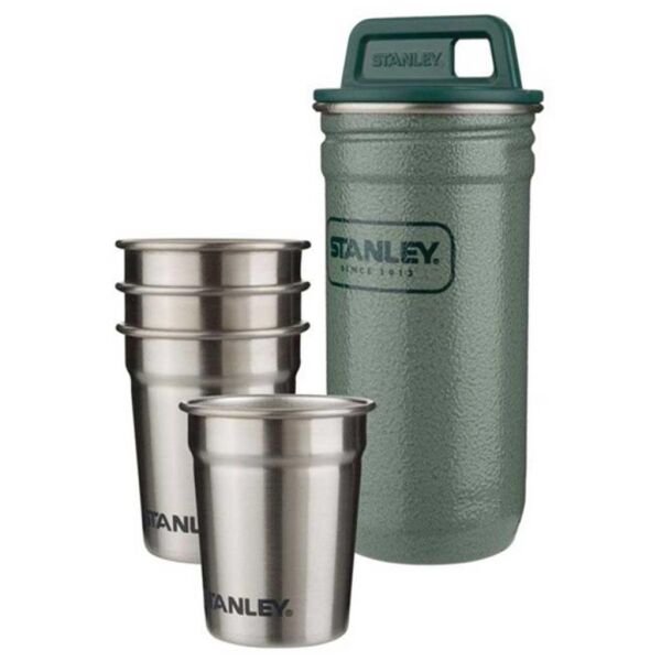 Stanley Adventure Packable Paslanmaz Çelik Shot Bardak Seti YEŞİL