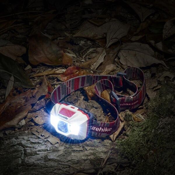 Naturehike TD-02 Lightweight Şarjlı Kafa Lambası 150 Lümen Turuncu/Gri