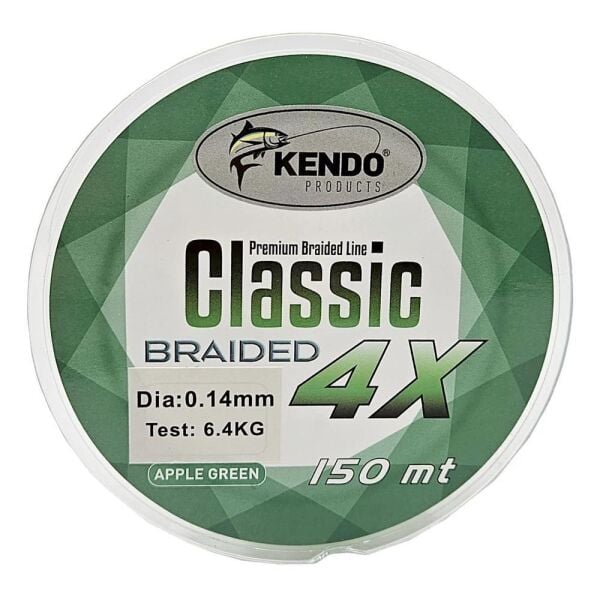 Kendo Classic 4x 150mt Apple Green Örgü İp 0,18 MM