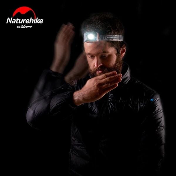 Naturehike USB Şarjlı LED Kafa Lambası ( 1200mAh ) Sarı