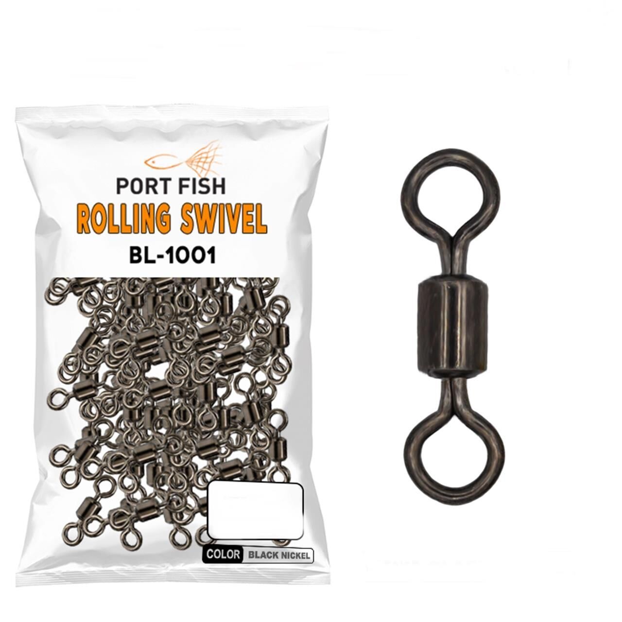 PortFish Rolling Swivel Bilyalı Gross Fırdöndü