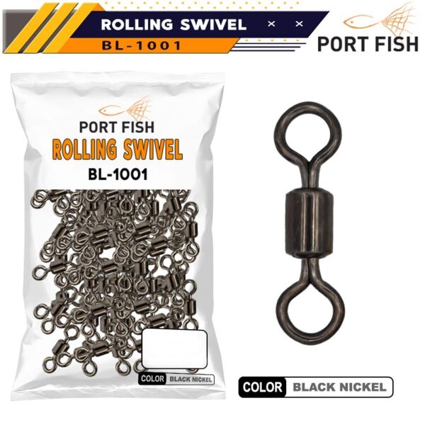 PortFish Rolling Swivel Bilyalı Gross Fırdöndü