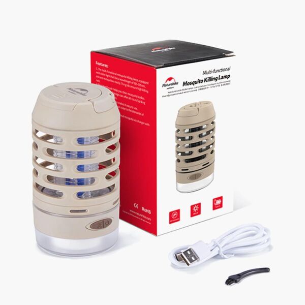 Naturehike Multi-Fonksiyonel Sivrisinek Kovucu & LED Kamp Lambası YEŞİL