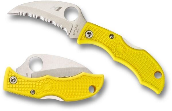 Spyderco Ladybug 3 Salt Hawkbill FRN LYLS3HB Sarı Çakı